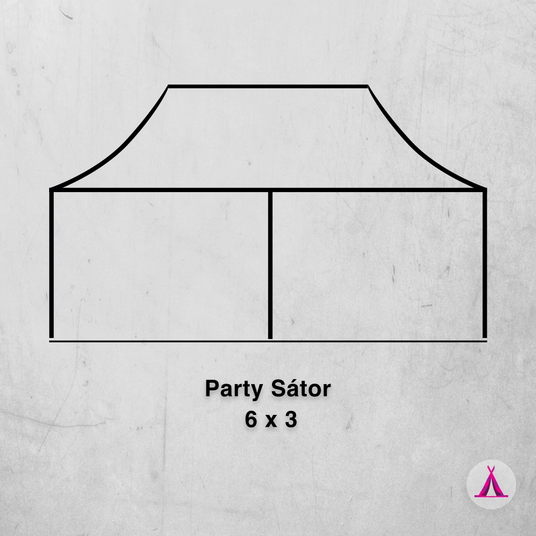 6x3 Party Sátor