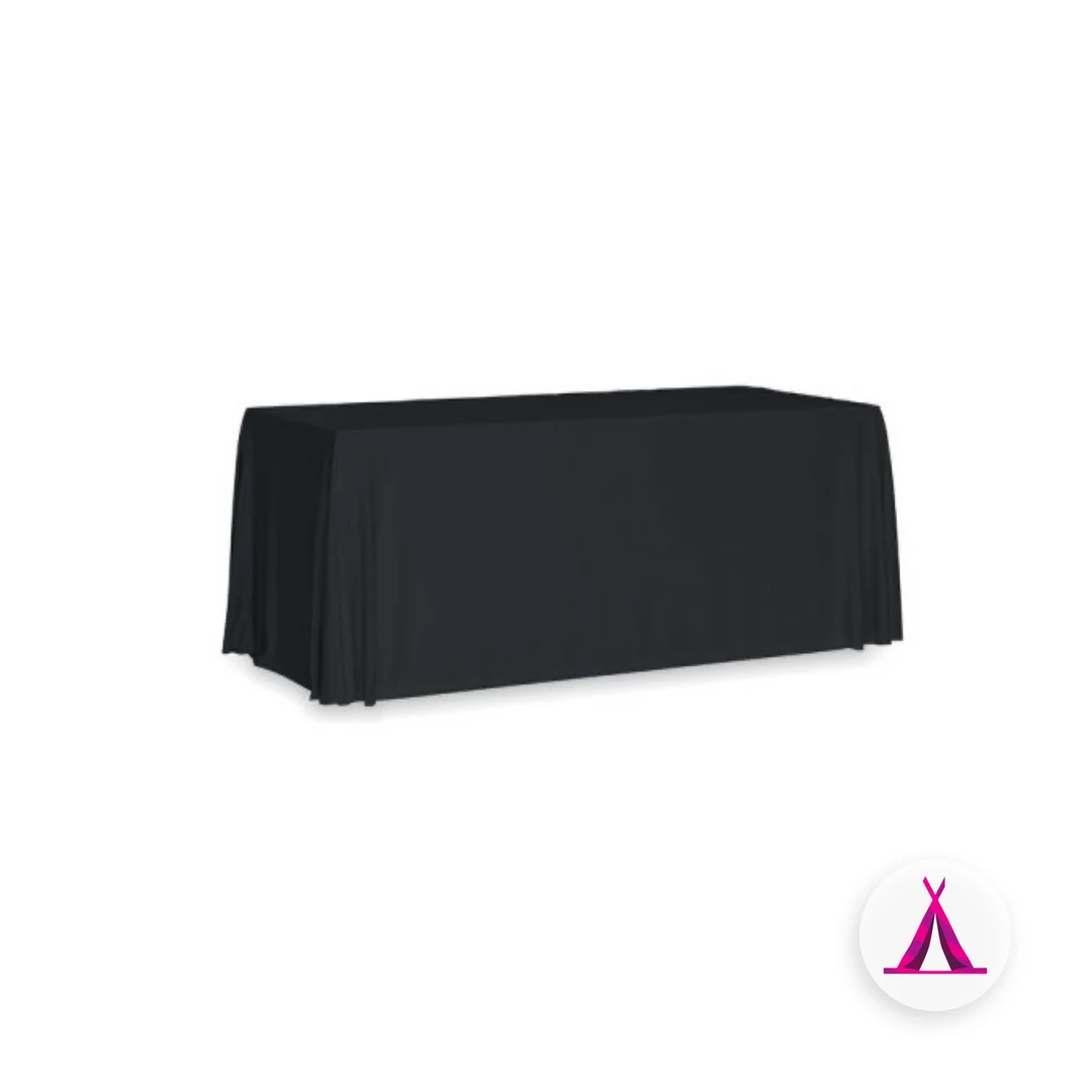 Táblaterítő 320x200 - Fényes Fekete (földig érő)