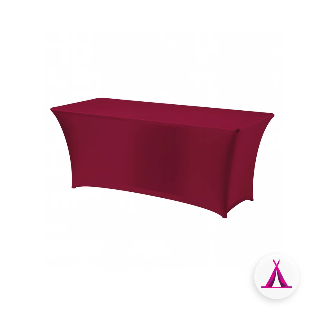 SPANDEX ASZTALHUZAT - Bordó