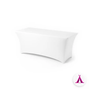 Spandex Asztalhuzat - Fehér